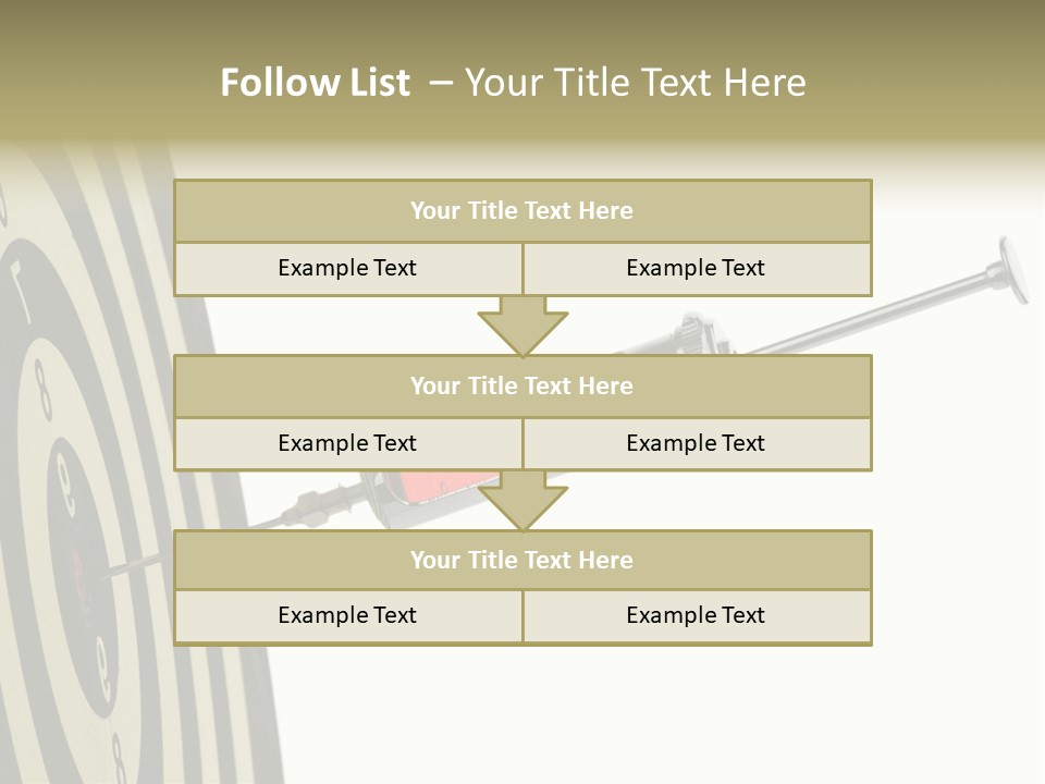 Hit Blood Syringe PowerPoint Template