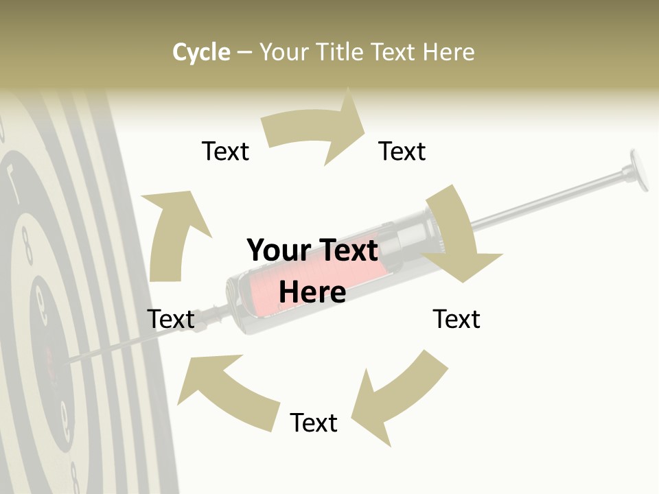 Hit Blood Syringe PowerPoint Template