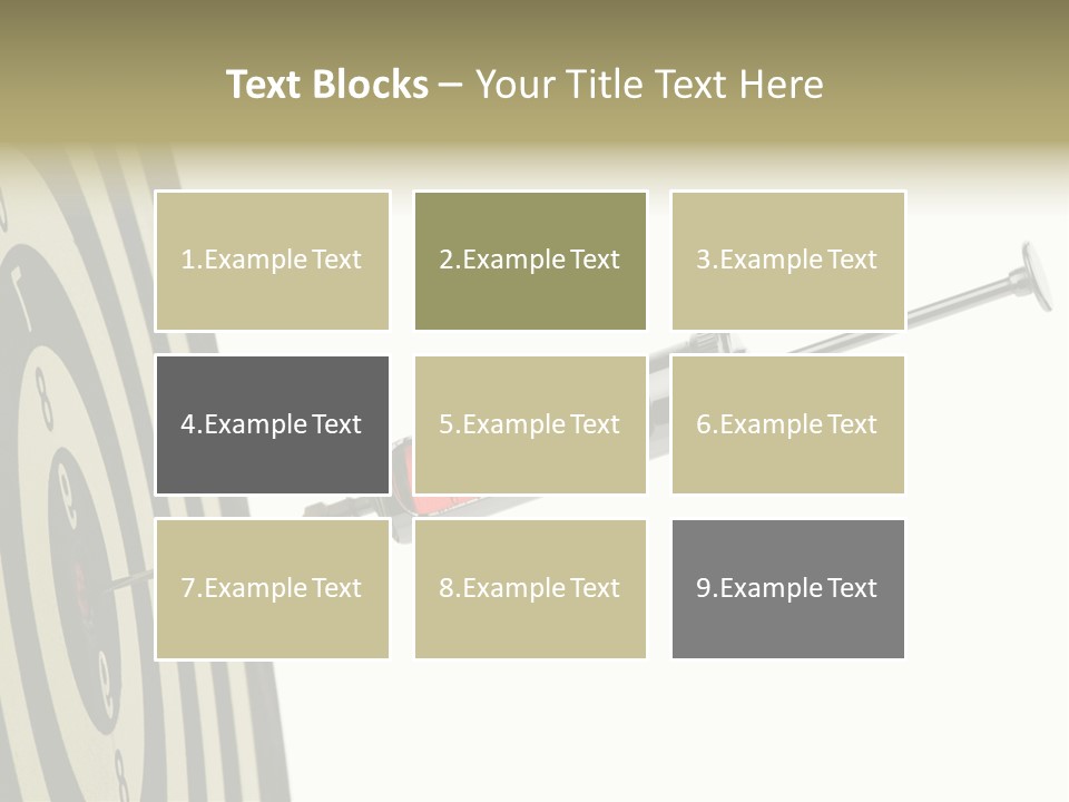 Hit Blood Syringe PowerPoint Template