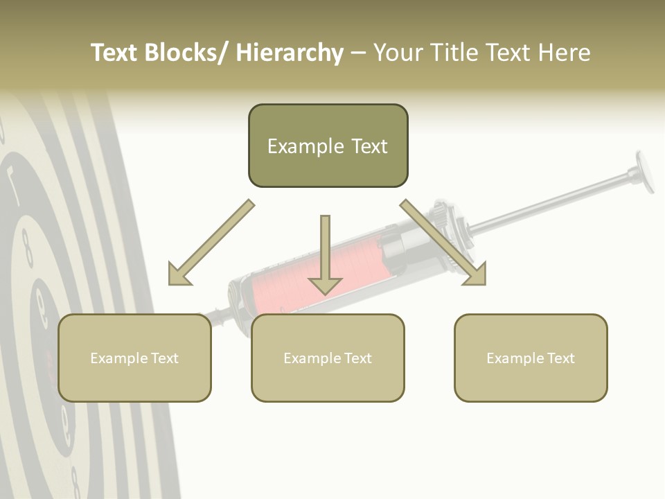 Hit Blood Syringe PowerPoint Template