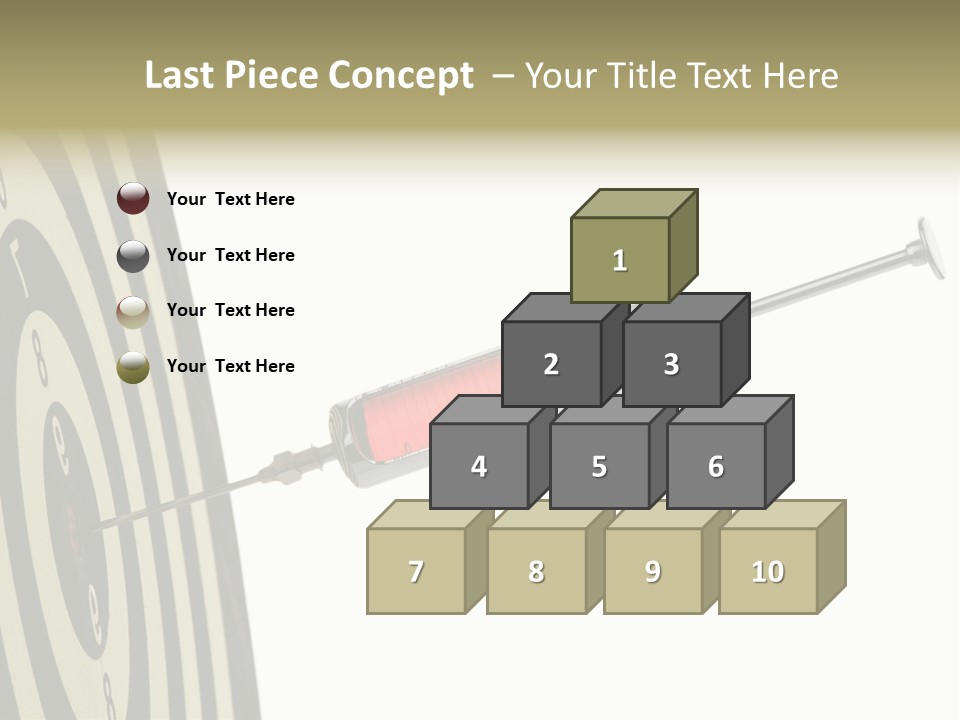 Hit Blood Syringe PowerPoint Template