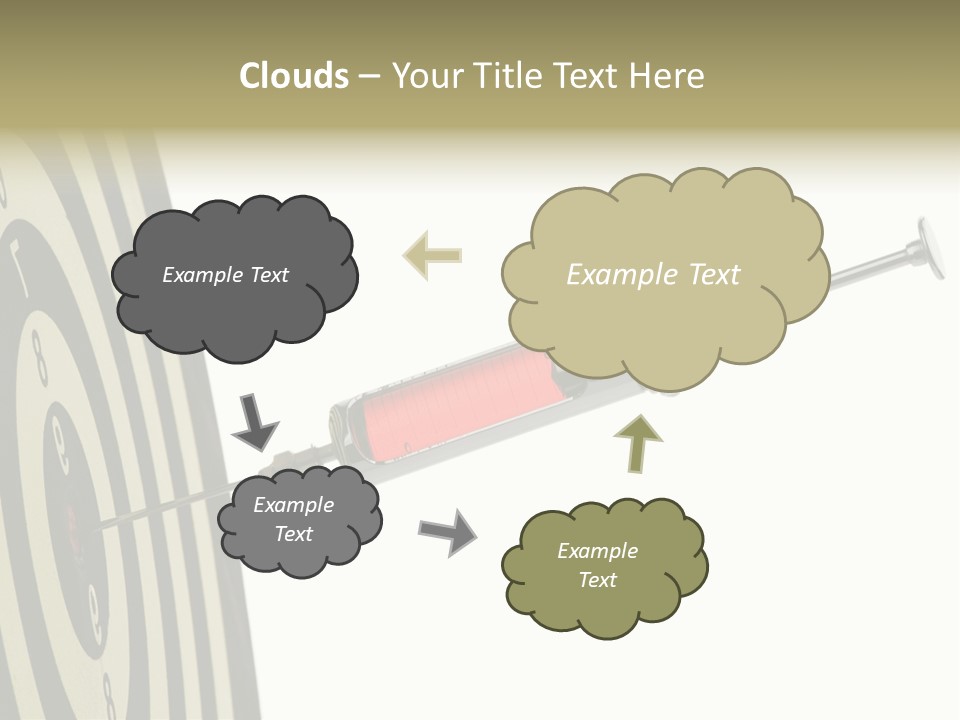 Hit Blood Syringe PowerPoint Template
