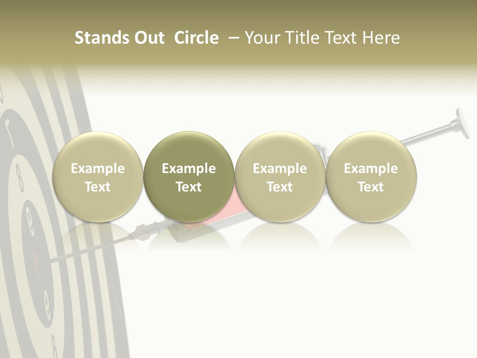 Hit Blood Syringe PowerPoint Template