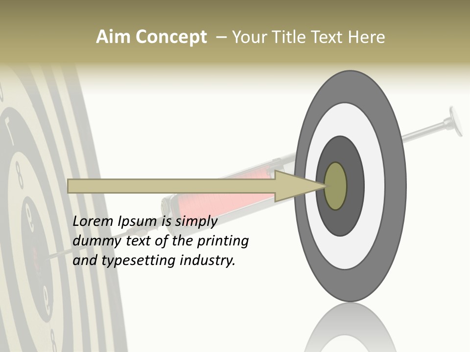 Hit Blood Syringe PowerPoint Template