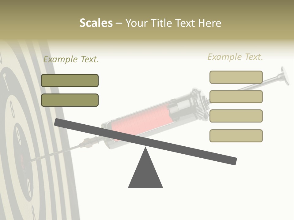 Hit Blood Syringe PowerPoint Template