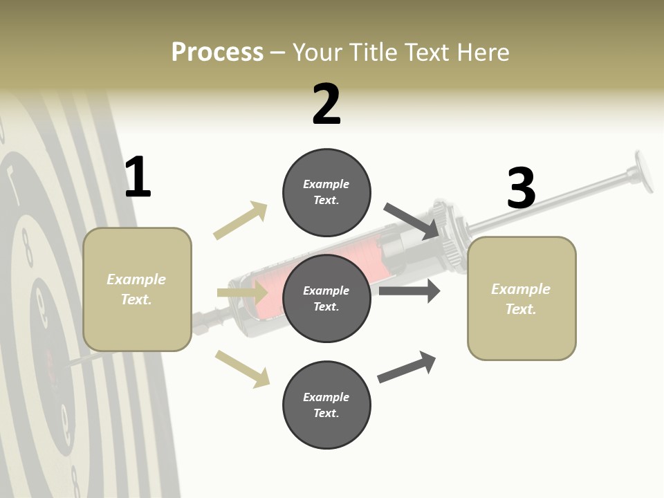 Hit Blood Syringe PowerPoint Template