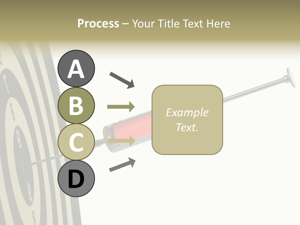 Hit Blood Syringe PowerPoint Template