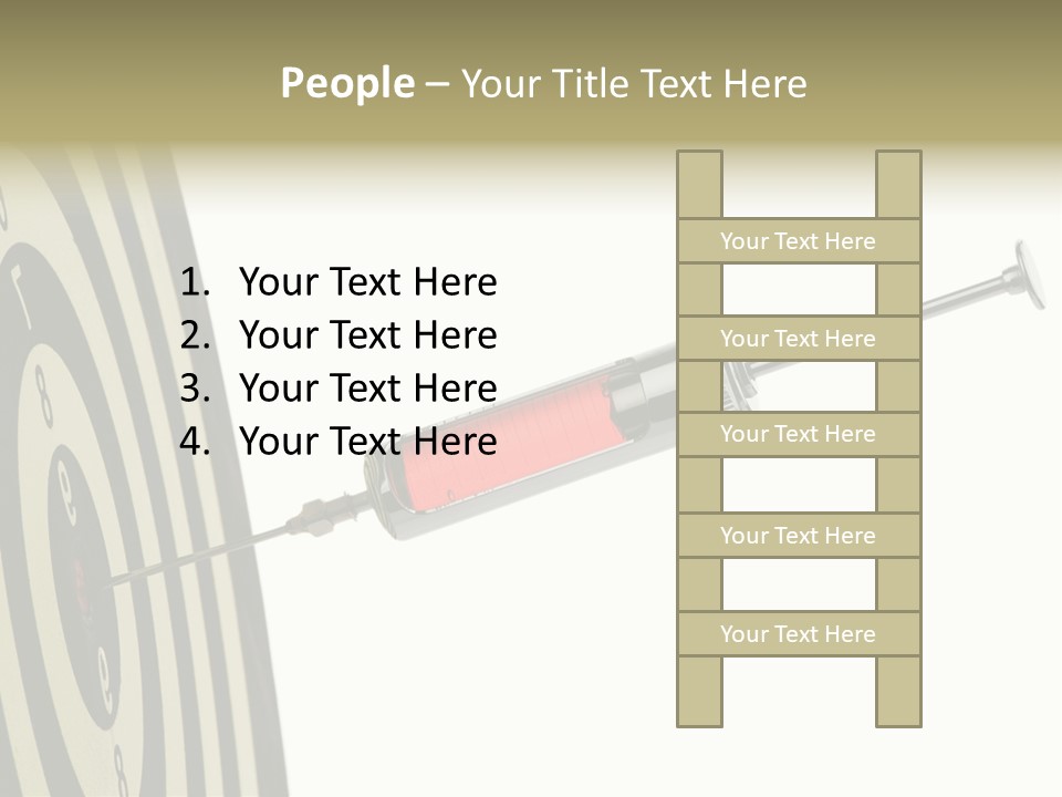 Hit Blood Syringe PowerPoint Template