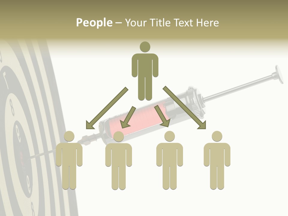 Hit Blood Syringe PowerPoint Template