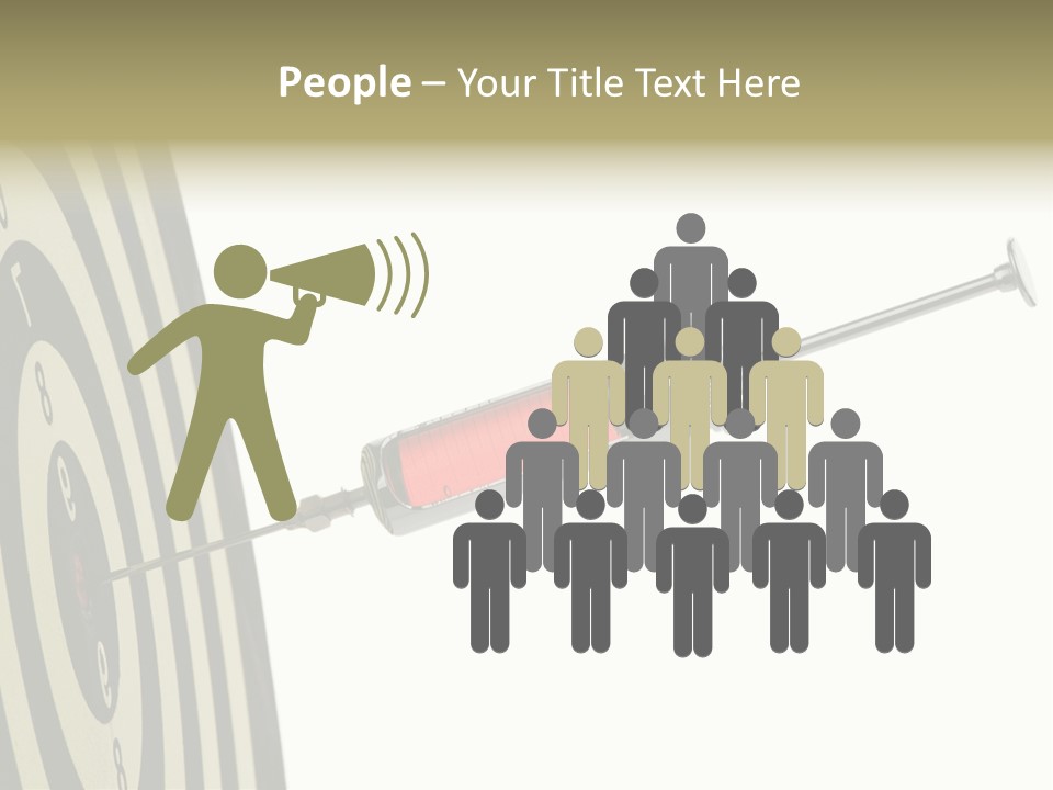 Hit Blood Syringe PowerPoint Template