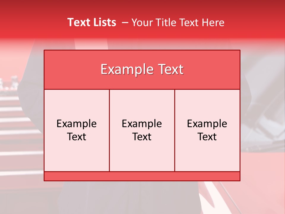 Wrench Job Red PowerPoint Template