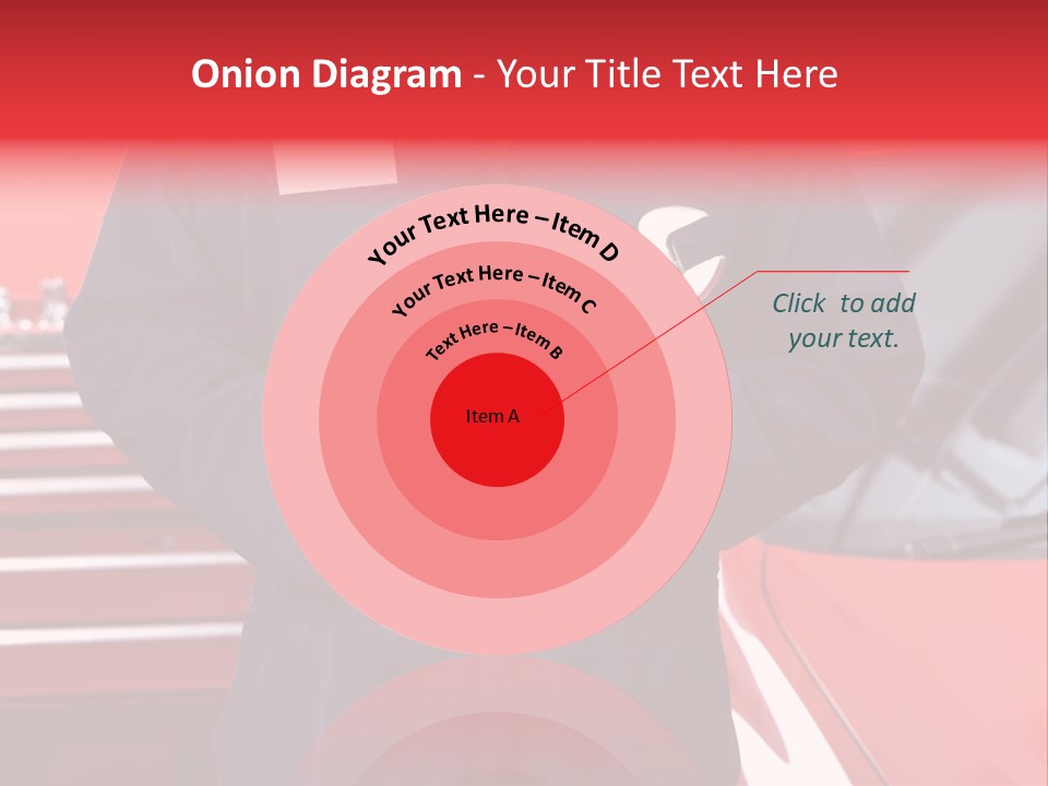 Wrench Job Red PowerPoint Template