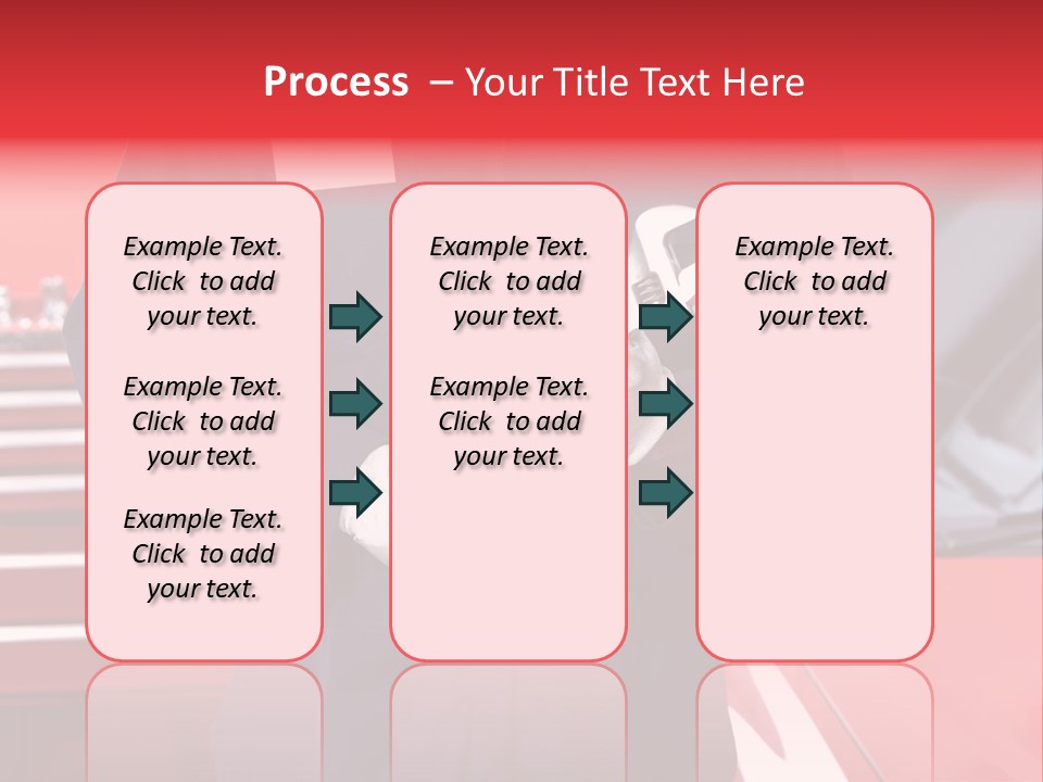 Wrench Job Red PowerPoint Template