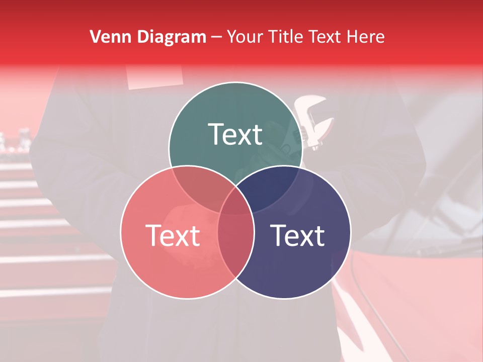 Wrench Job Red PowerPoint Template