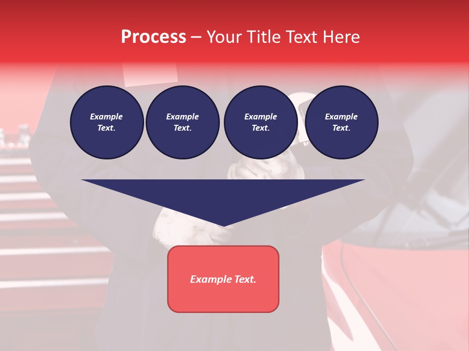 Wrench Job Red PowerPoint Template