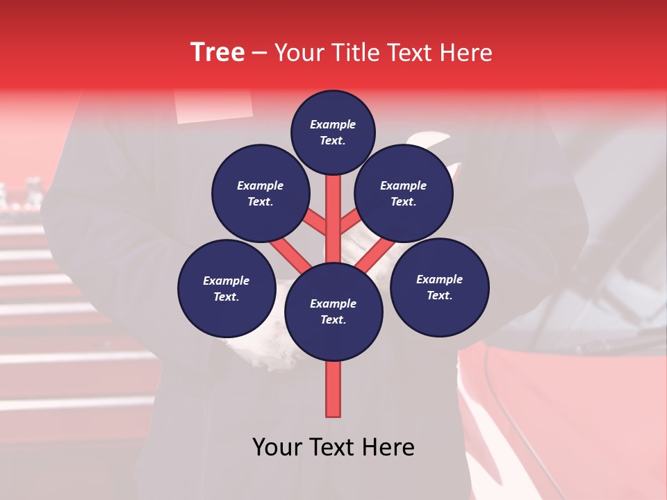 Wrench Job Red PowerPoint Template