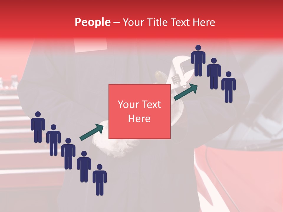Wrench Job Red PowerPoint Template