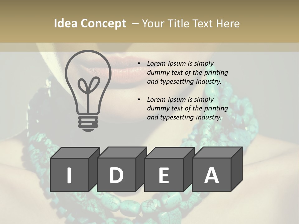 Eyes Eyeshadow Fierce PowerPoint Template