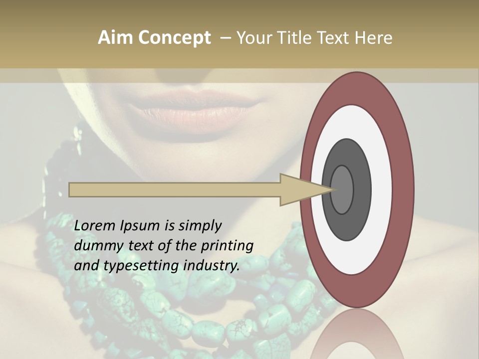 Eyes Eyeshadow Fierce PowerPoint Template