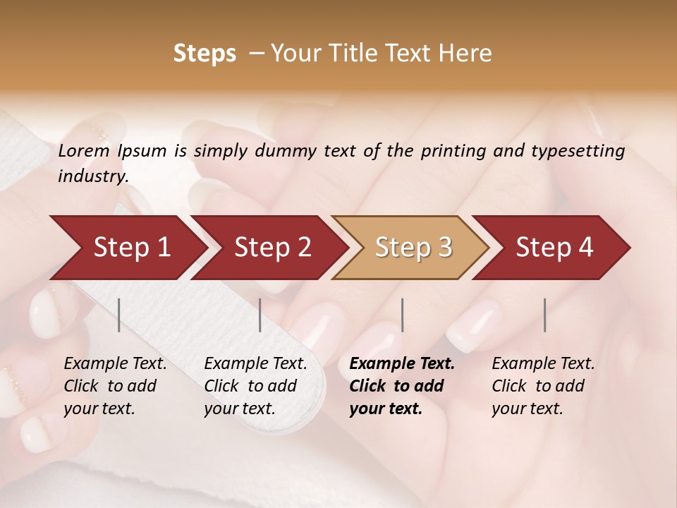 Lifestyle Relaxing Polish PowerPoint Template