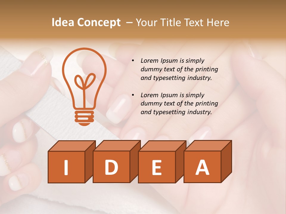 Lifestyle Relaxing Polish PowerPoint Template