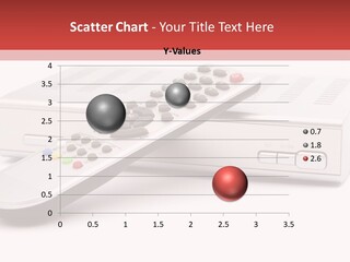 Television Recorder Isolated PowerPoint Template