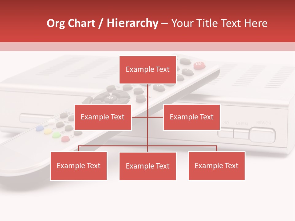 Television Recorder Isolated PowerPoint Template