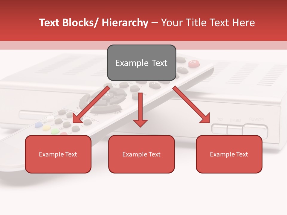 Television Recorder Isolated PowerPoint Template