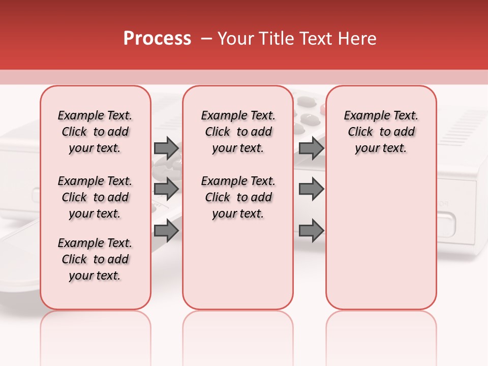 Television Recorder Isolated PowerPoint Template