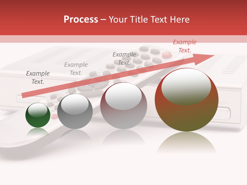 Television Recorder Isolated PowerPoint Template