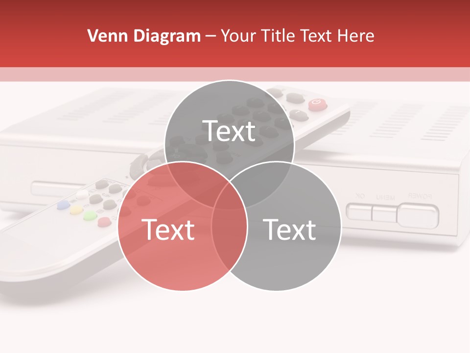 Television Recorder Isolated PowerPoint Template