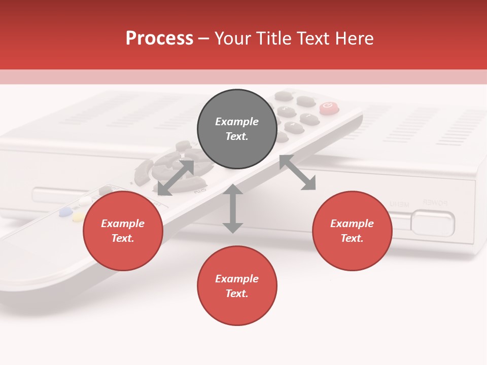 Television Recorder Isolated PowerPoint Template