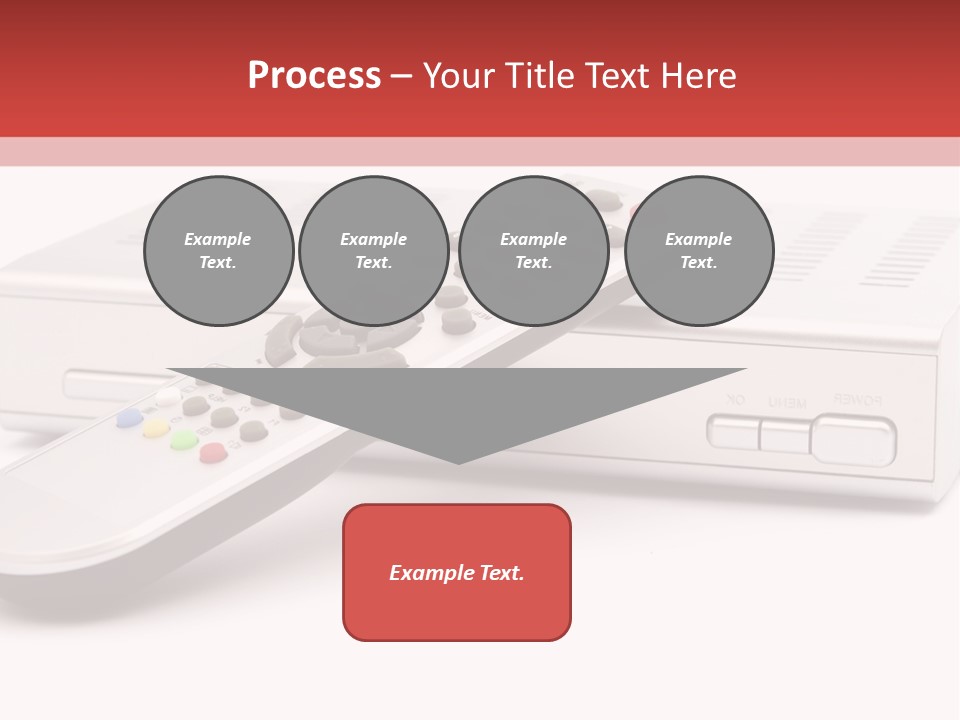 Television Recorder Isolated PowerPoint Template