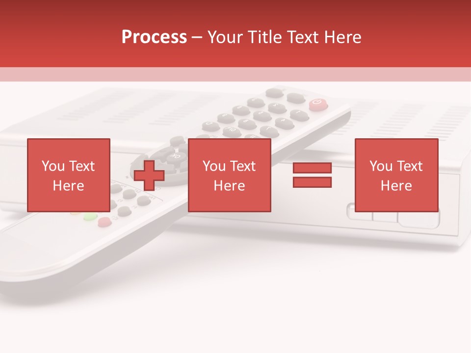 Television Recorder Isolated PowerPoint Template