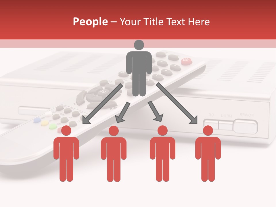 Television Recorder Isolated PowerPoint Template