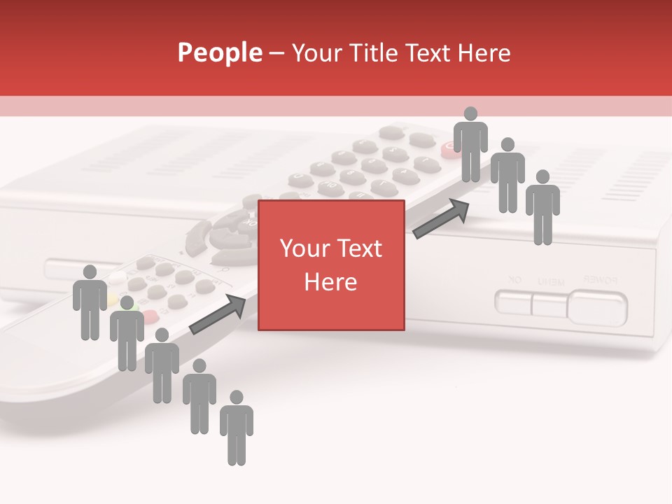 Television Recorder Isolated PowerPoint Template