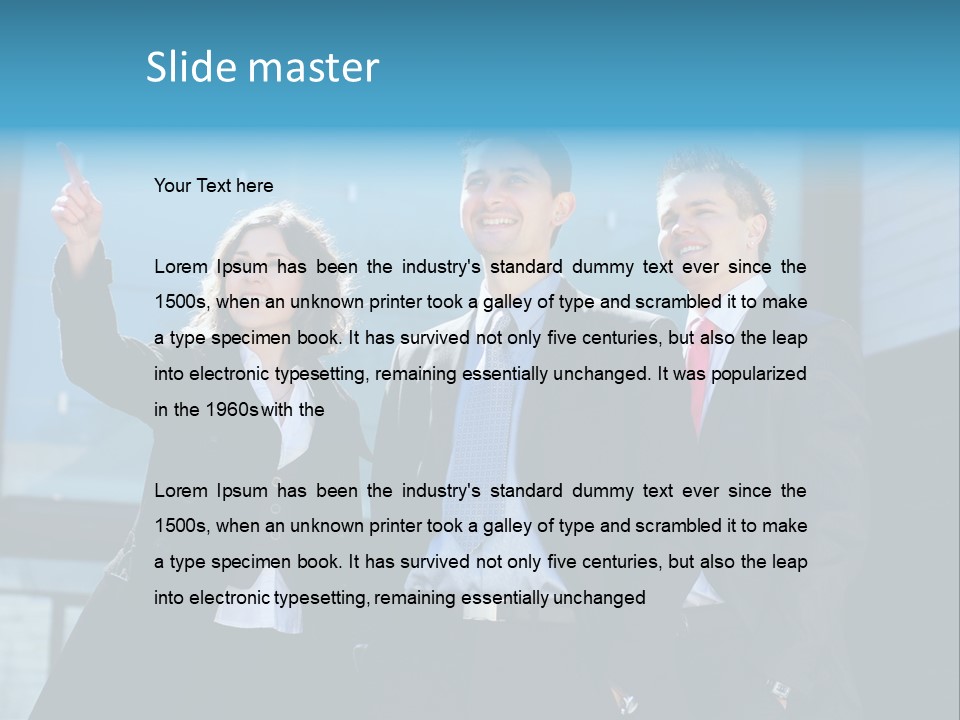 Elegant Work Collar PowerPoint Template