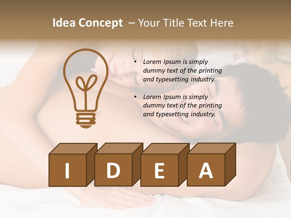 Closeness Man Together PowerPoint Template