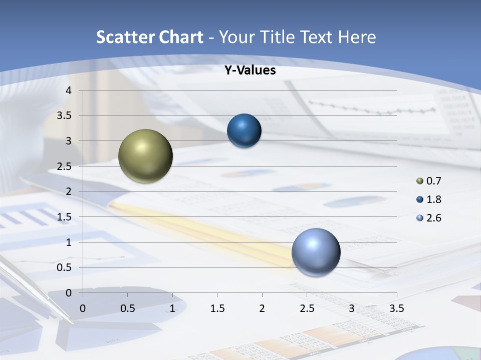 A Table With A Bunch Of Papers On Top Of It PowerPoint Template