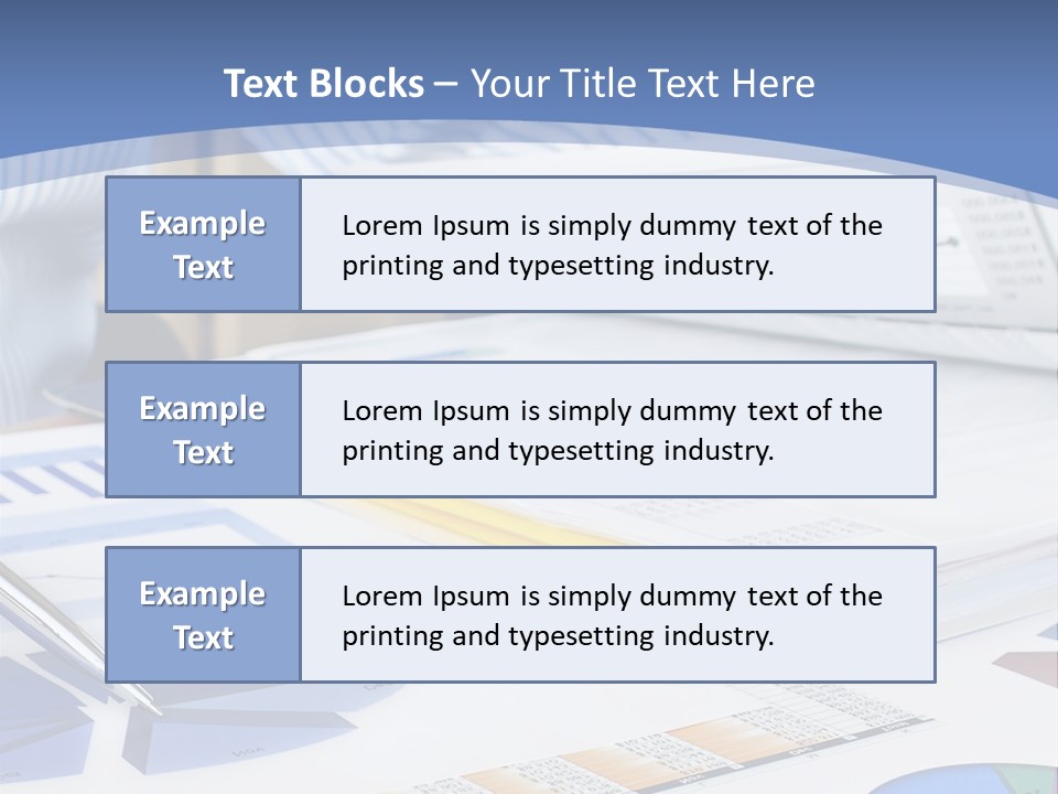 A Table With A Bunch Of Papers On Top Of It PowerPoint Template