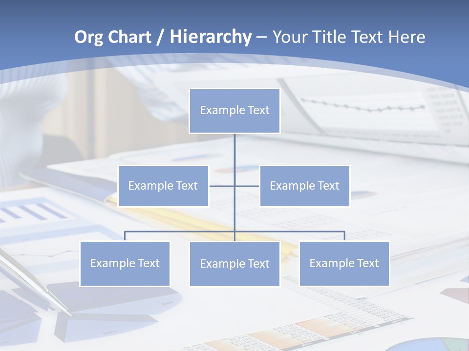 A Table With A Bunch Of Papers On Top Of It PowerPoint Template