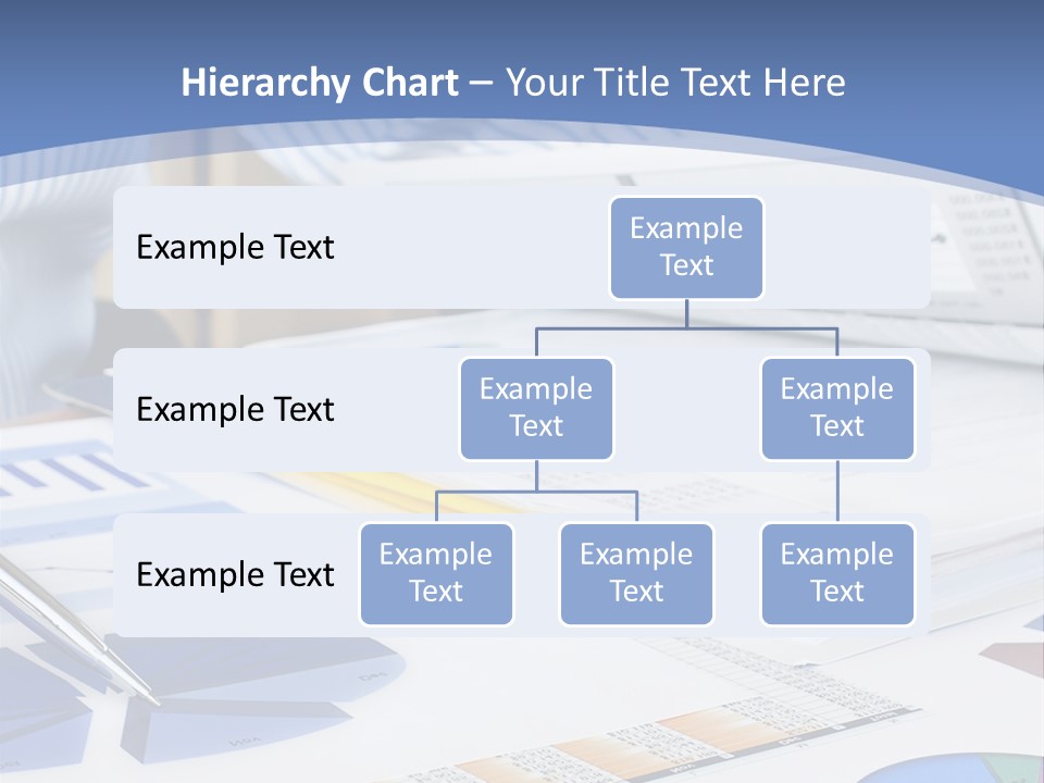 A Table With A Bunch Of Papers On Top Of It PowerPoint Template