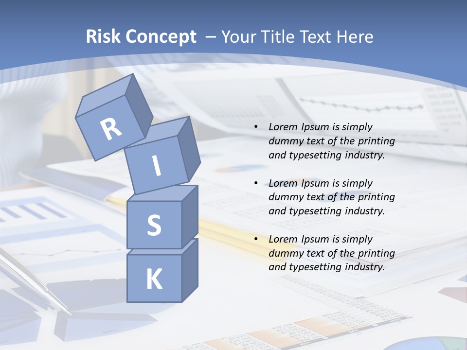 A Table With A Bunch Of Papers On Top Of It PowerPoint Template