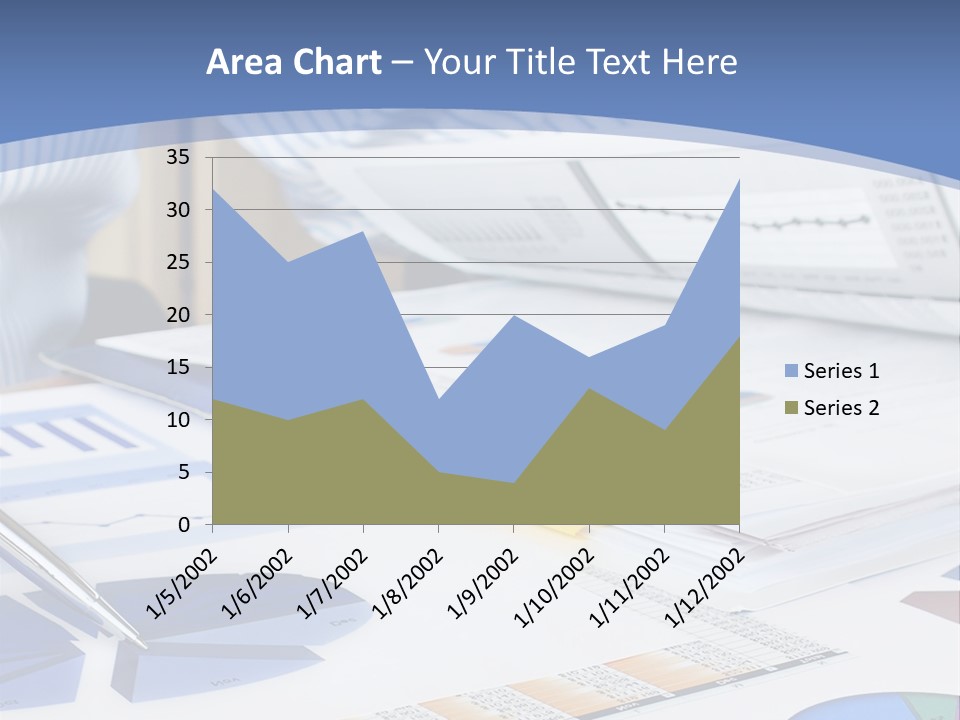 A Table With A Bunch Of Papers On Top Of It PowerPoint Template