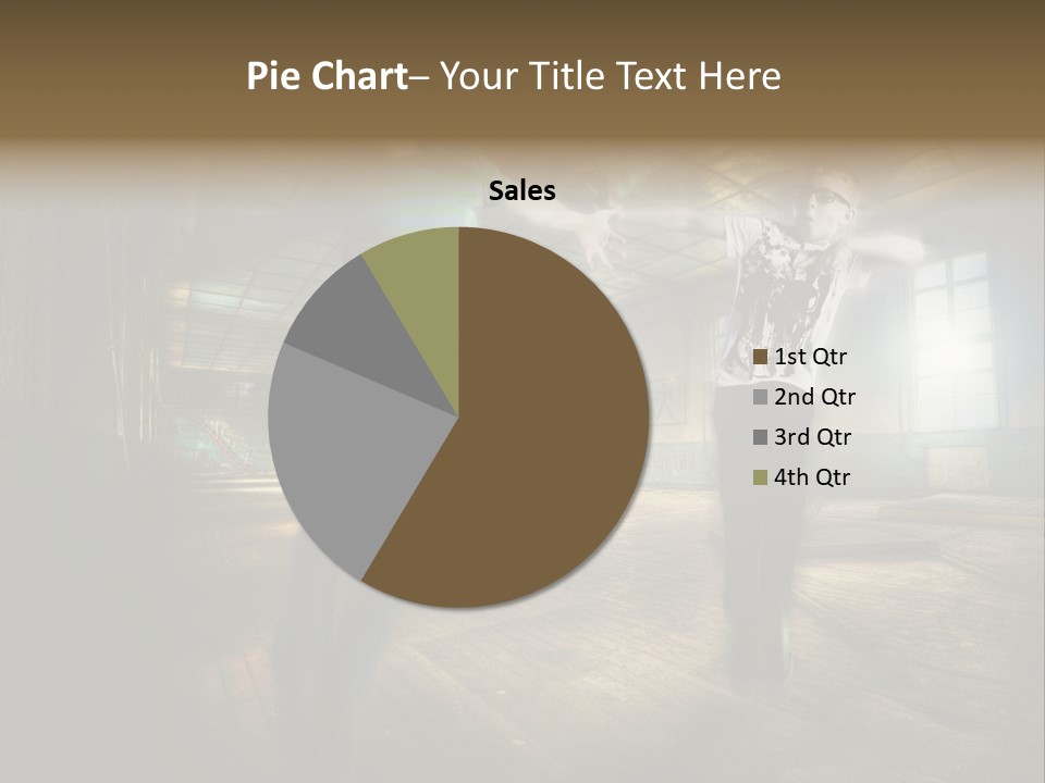 A Couple Of Young Men Standing Next To Each Other PowerPoint Template
