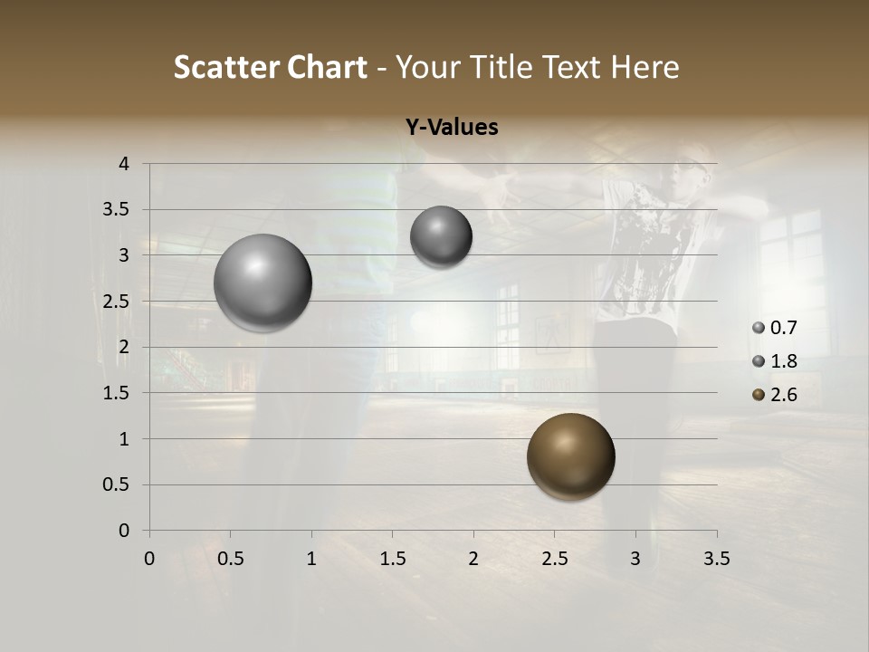 A Couple Of Young Men Standing Next To Each Other PowerPoint Template