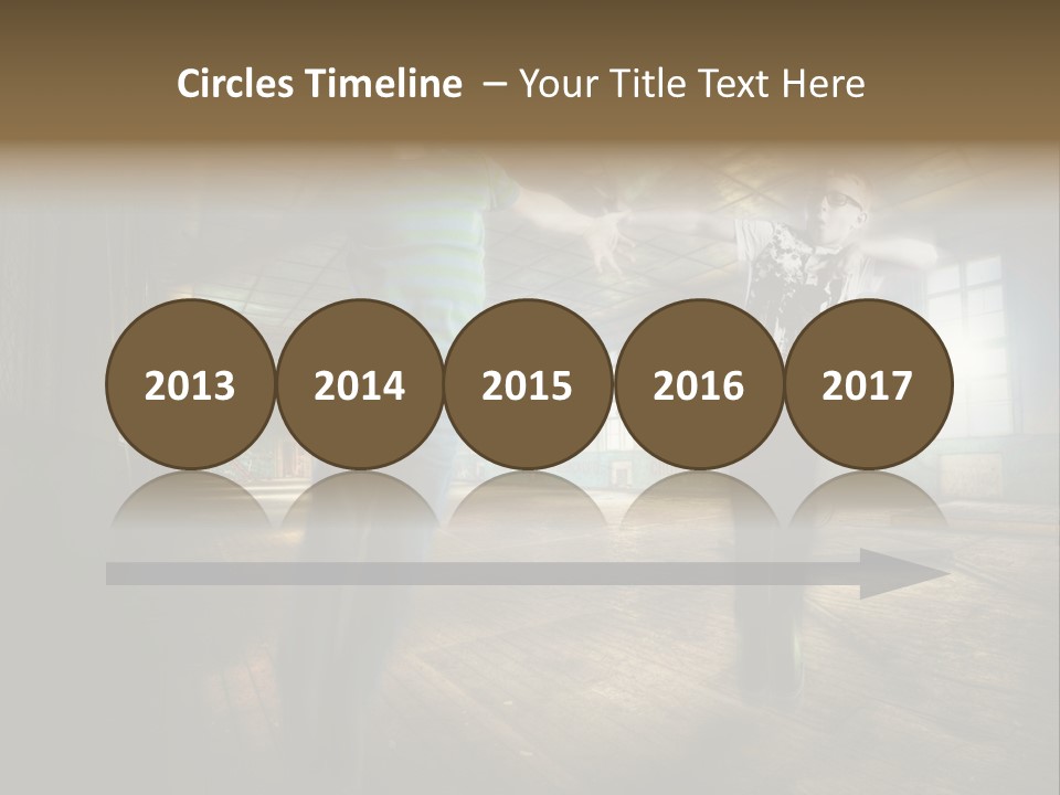 A Couple Of Young Men Standing Next To Each Other PowerPoint Template