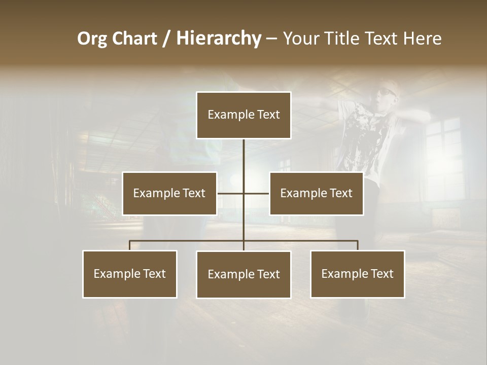 A Couple Of Young Men Standing Next To Each Other PowerPoint Template