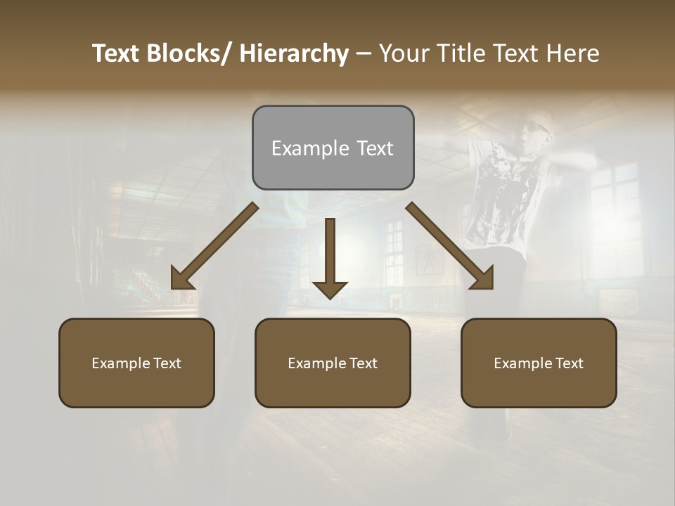 A Couple Of Young Men Standing Next To Each Other PowerPoint Template