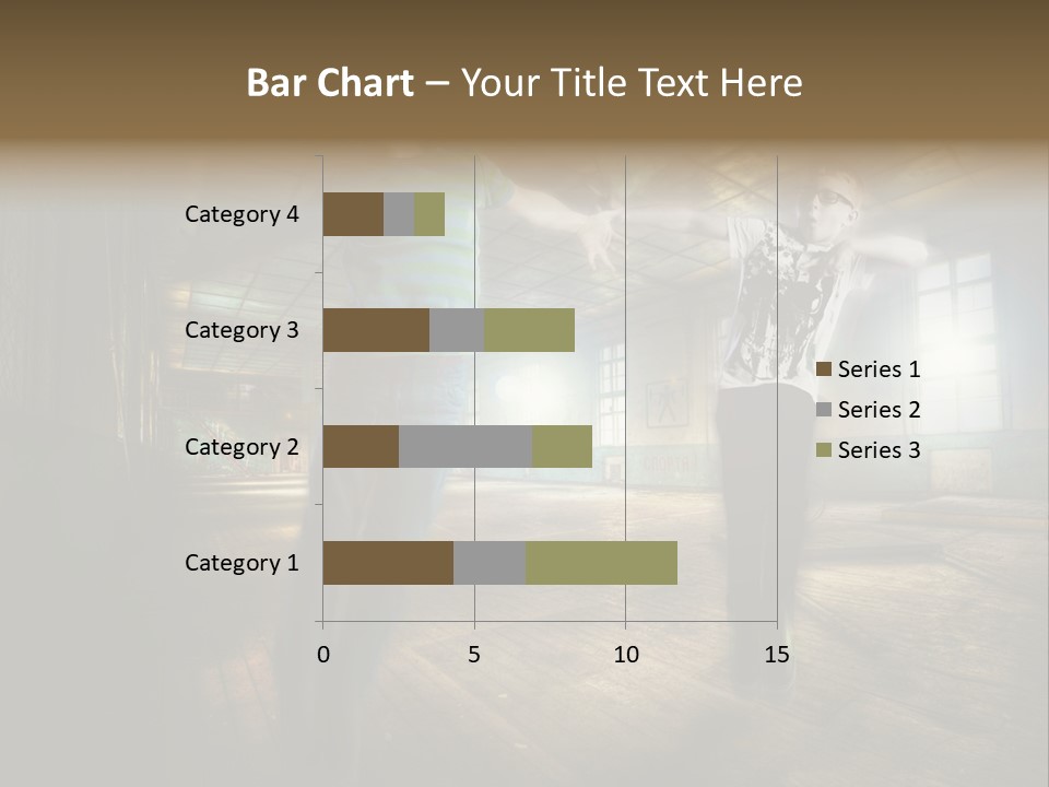 A Couple Of Young Men Standing Next To Each Other PowerPoint Template